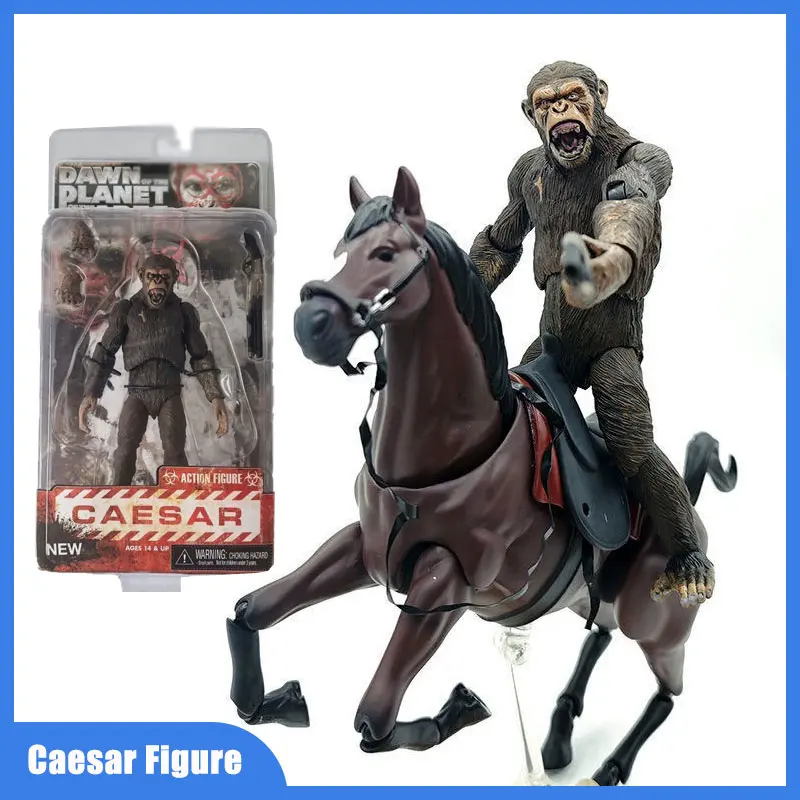 

In Stock Neca Rise Of The Planet Of The Apes Figure Caesar Koba Luca Action Figure Model Figurine Orangutan Collection Gifts