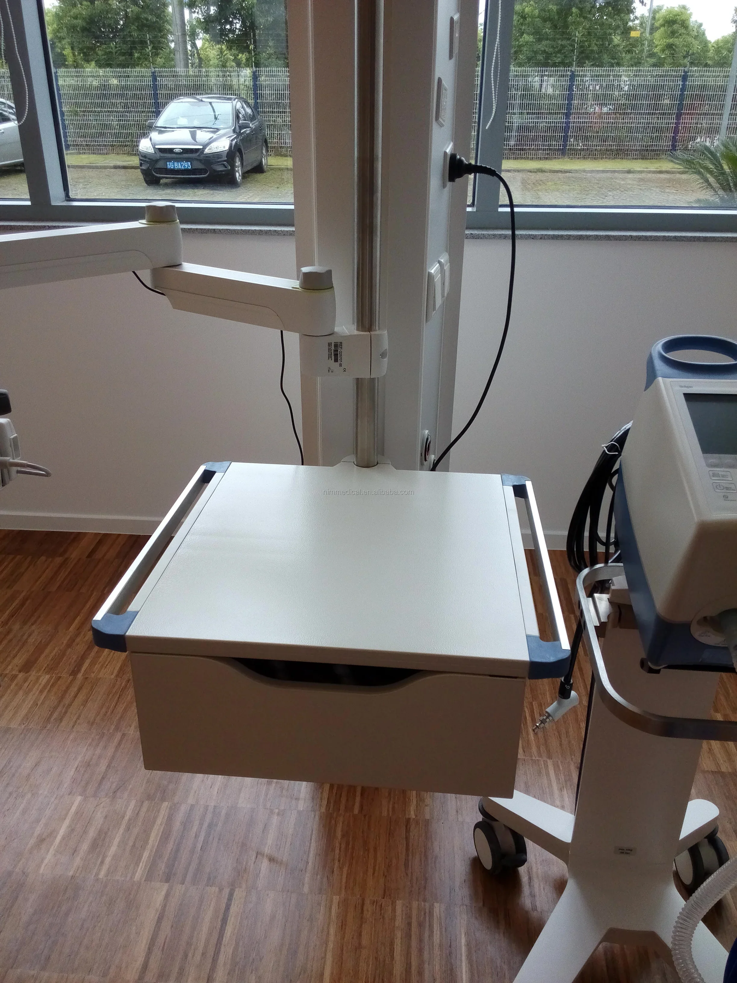 Better price adjustable double arm for patient supervise mount bracket on insensibility  Fast shipping