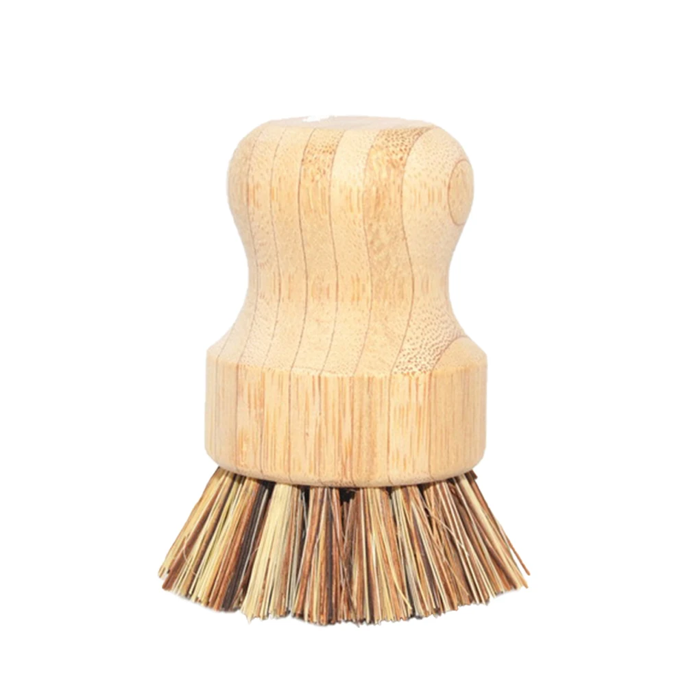 

【】 Brush Oilproof Thick Thin Bristles Heat Resistant Pot Cleaning Tool For Kitchen Pans Iron Whisk Brush Household