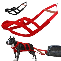 Durable Dog Sled Harness Soft Padded Dog Weight Pulling Harness Pet Training Agility Equipment Dogs Sledding Skijoring Harness