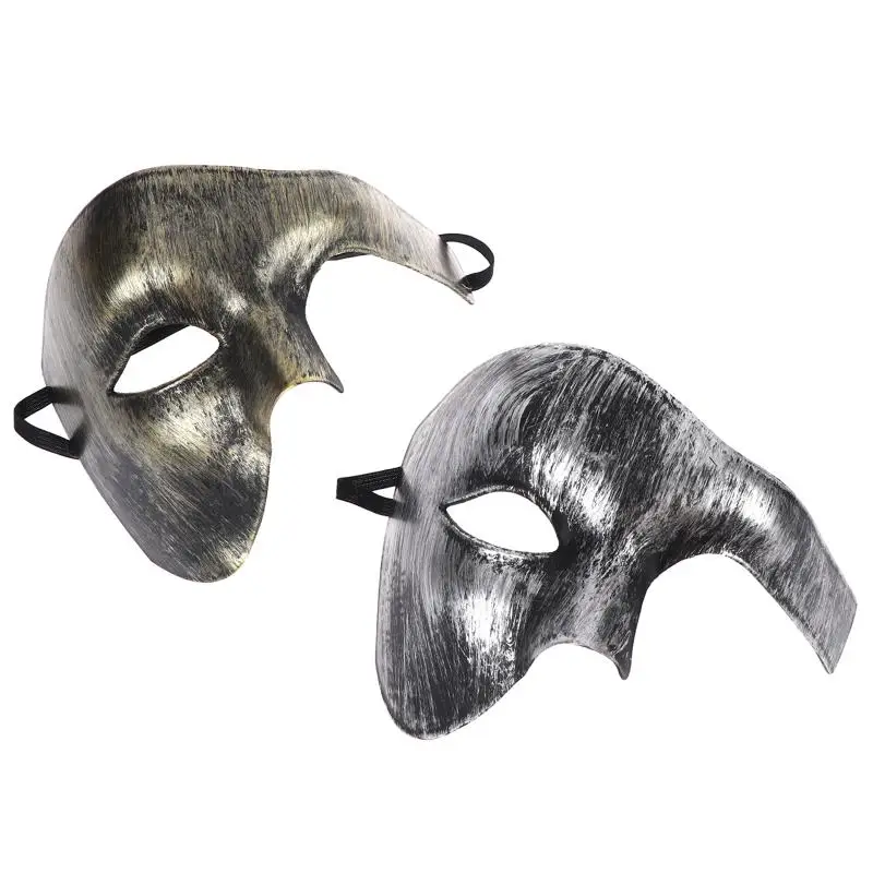 Phantom Halbgesichts-Cosplay-Maske Hochwertig Leichtgewichtig Langlebig für Halloween Bühnenauftritte – Detail 6