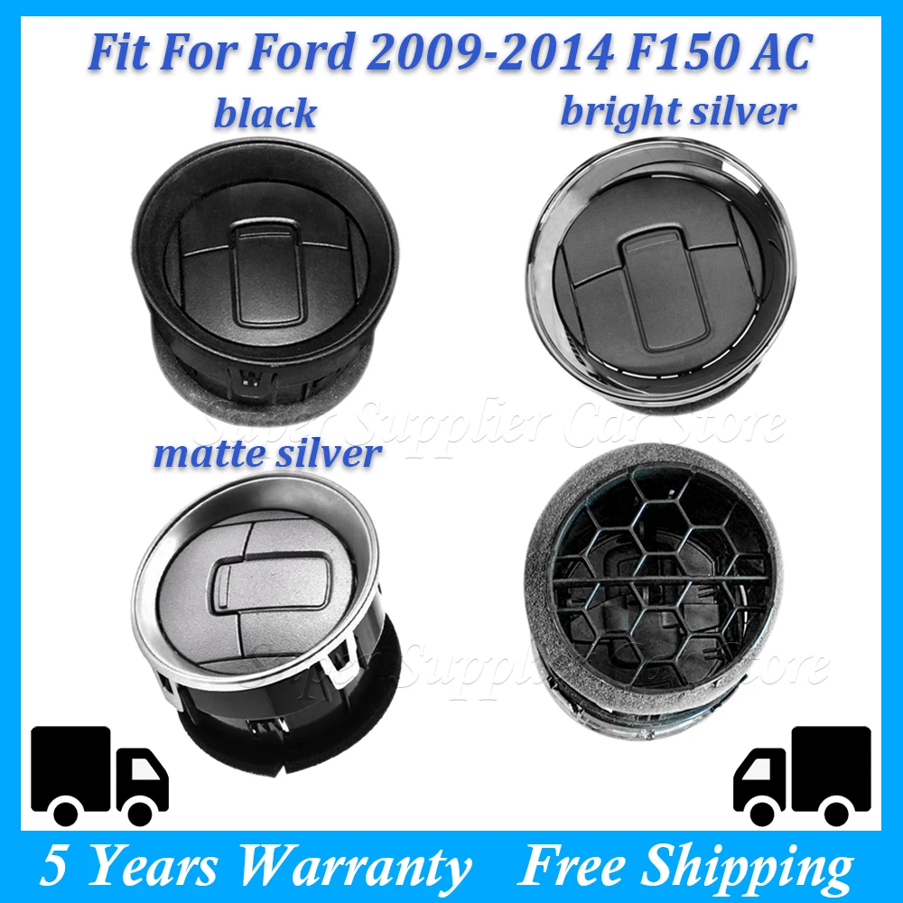 

New Air Dashboard Vent Heating Cooling Rotation Grille Louvre 9L3Z19893CA Fit For 2009-2014 Ford F150 AC Car