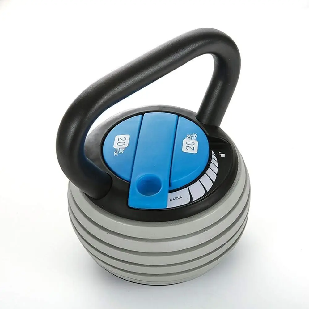 

itnKettle, Adjustable Weight 10lb-40lb, Used or Core Training Muscle Training Strength Training Equipment (Color: Black+Blue)