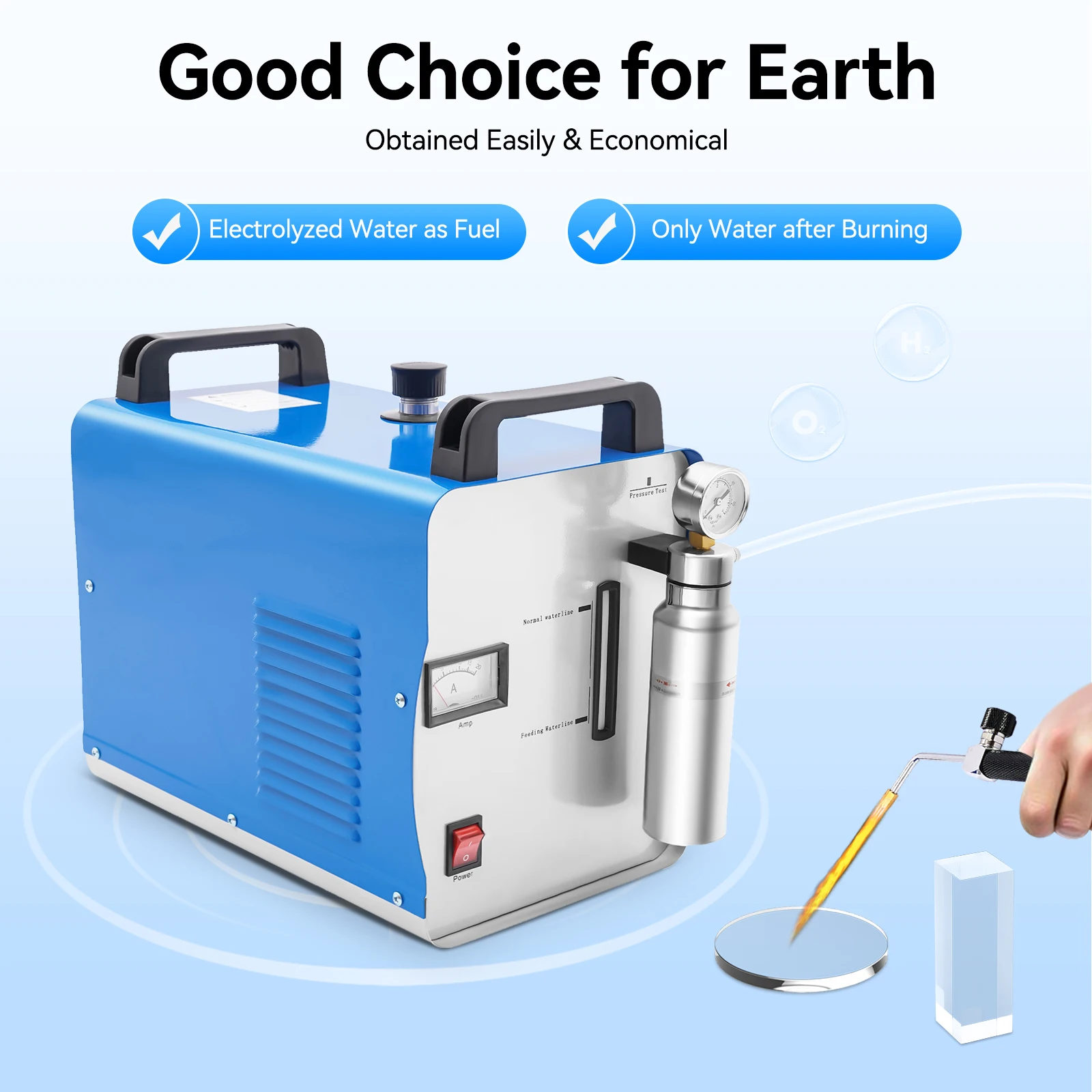 

US Standard H180 Acrylic Polishing Machine | 110V, 300W, 2800℃ Flame, 95L/H Max Gas Production