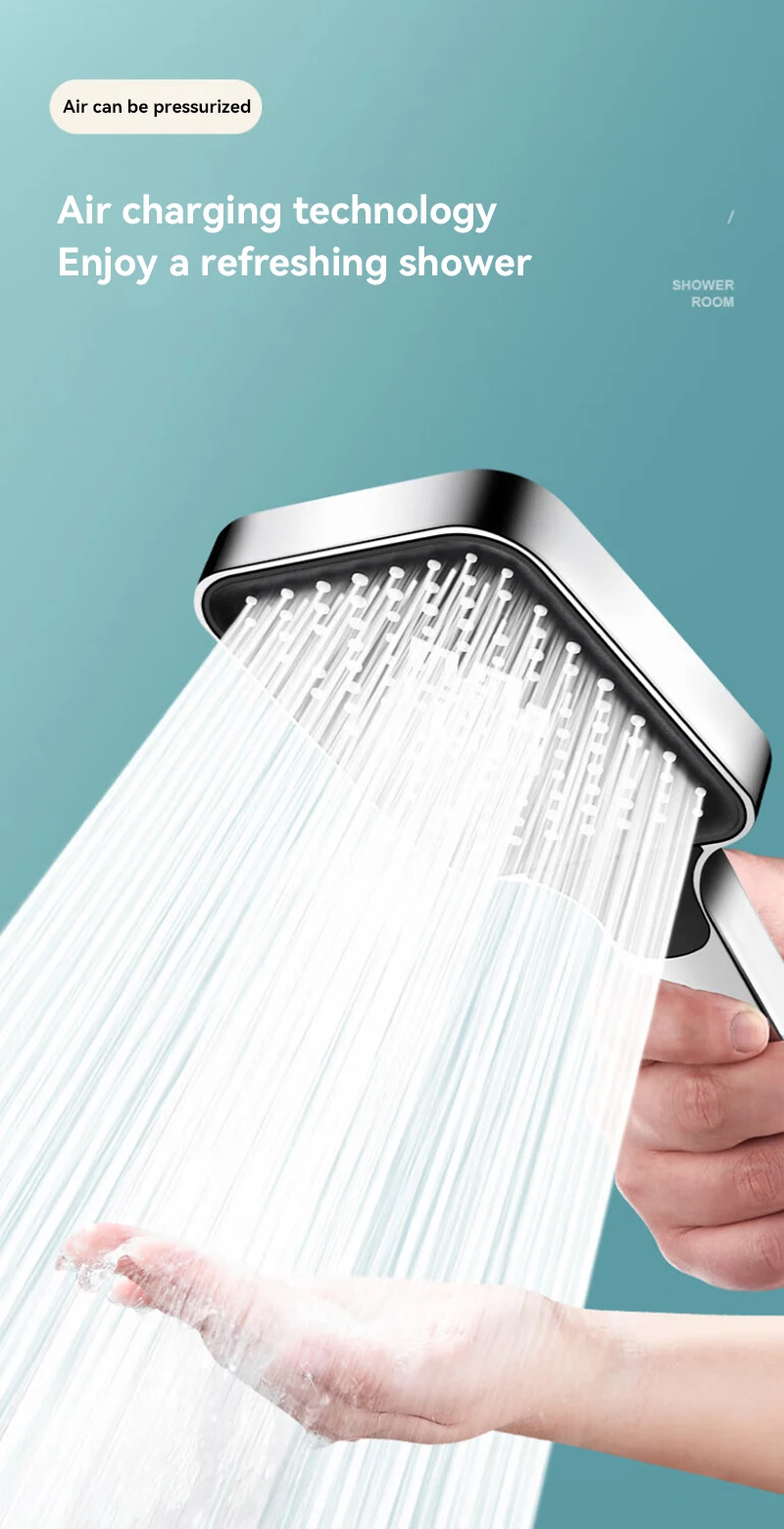 Xiaomi Boosting Shower Head 4 Modes Adjustable Shower Spray Rain Shower High-Pressure Showerhead Shower Set Bathroom Accessories