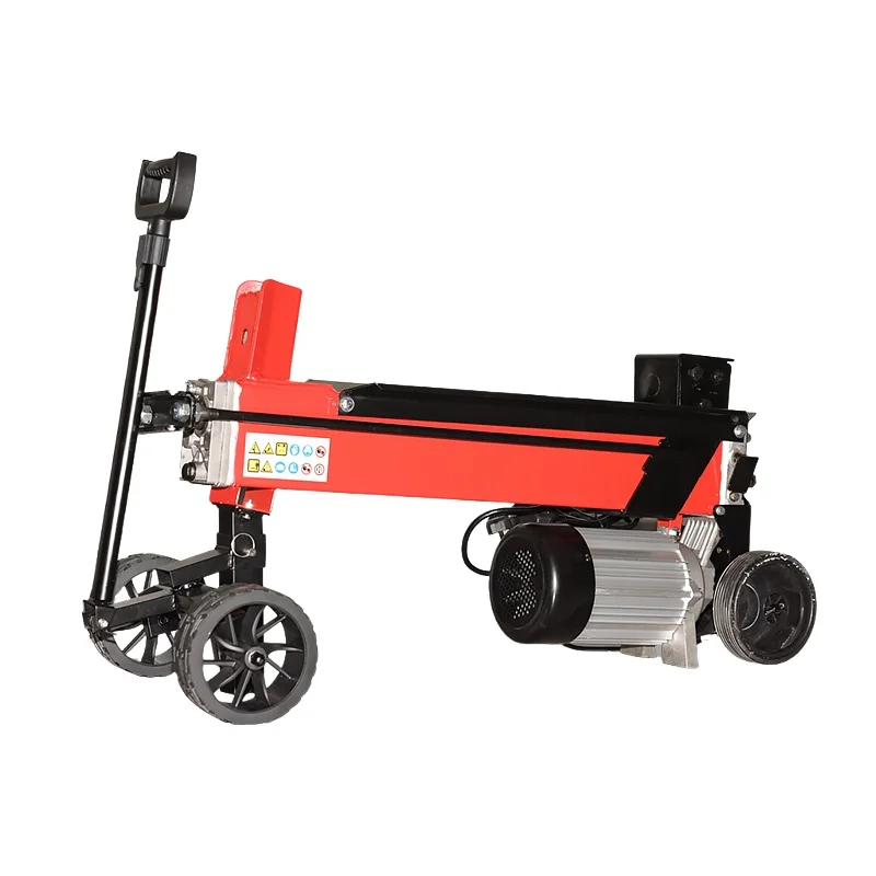 Portable Electric Horizontal Log Splitting Machine Hydraulic Rapid Splitting Forestry Machinery