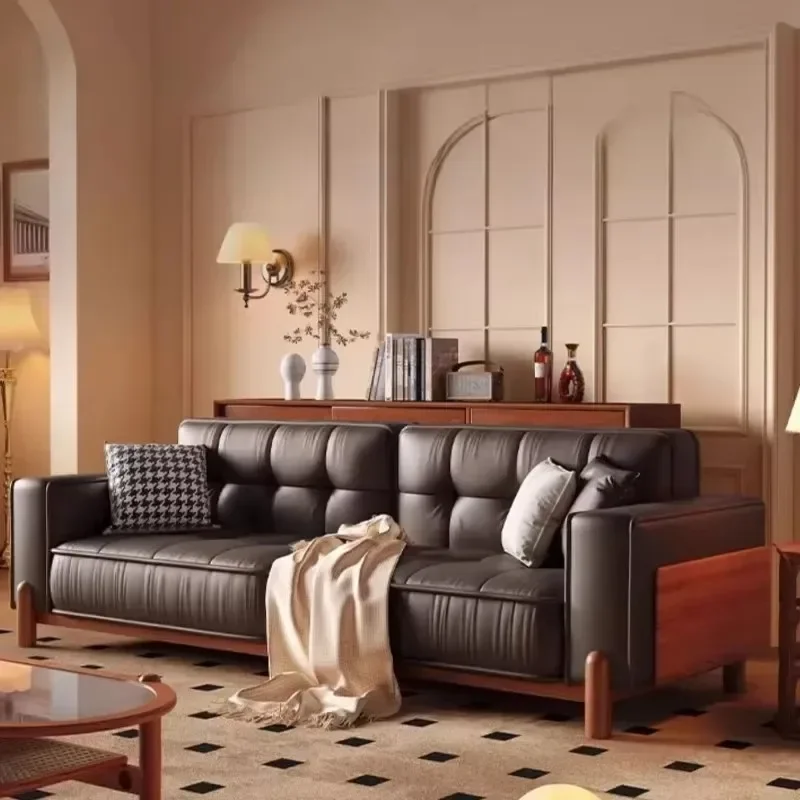 

Современный деревянный европейский диван, водонепроницаемый индивидуальный современный скандинавский диван для спальни, женский универсальный диван Muebles Divano, мебель для отеля