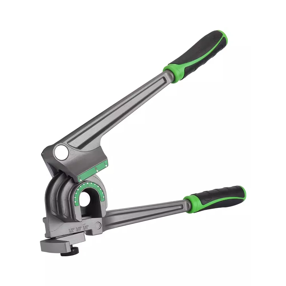

1/4” 3/8” 1/2” O.D Manual Copper Tube Bender, 3-in-1 Aluminum Pipe Bending Tool for Air Condition Refrigeration Repair ST-612