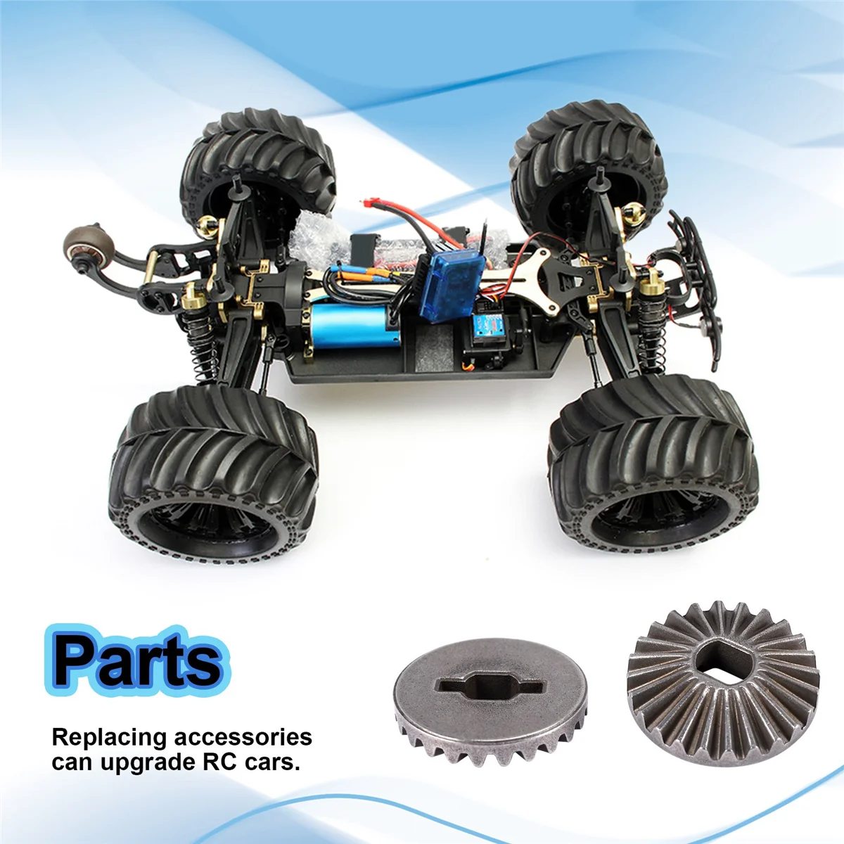 Engrenage différentiel BAAA-24T et engrenage Diff 11T EA1039 pour JLB Racing CHEETAH 1/10, accessoires de pièces de voiture RC sans balais