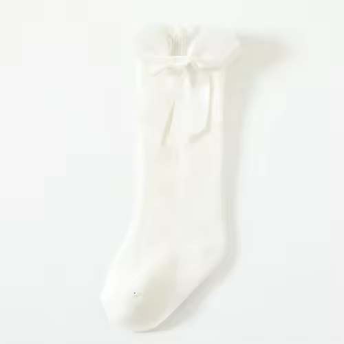 Baby Girls Bow Knee High Socks Cute Kids Girl Student Princess Sock Children Solid Color Cotton Socks Infant Newborn Clothing - Image 8
