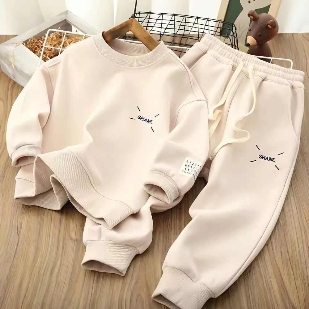 Spring Autumn Boy Tracksuit Sweatshirt+Sweatpant Set School Kids Child Work Outfit Student Suit 5-16Yrs 2024 New Kids Clothing