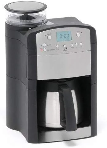 465 CoffeeTeam TS 10-Cup Digital Coffeemaker with Conical Burr Grinder and Thermal Carafe