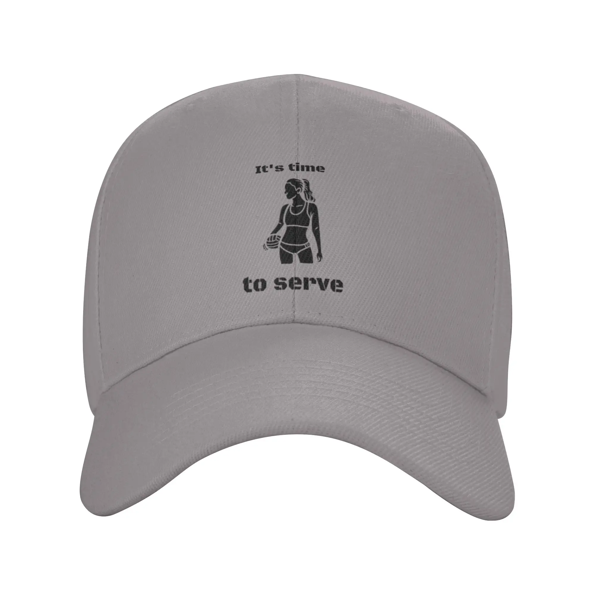 It s time to serve 2 Trendy Baseball Cap New Year Celebration Sturdy Brim Dad Hat