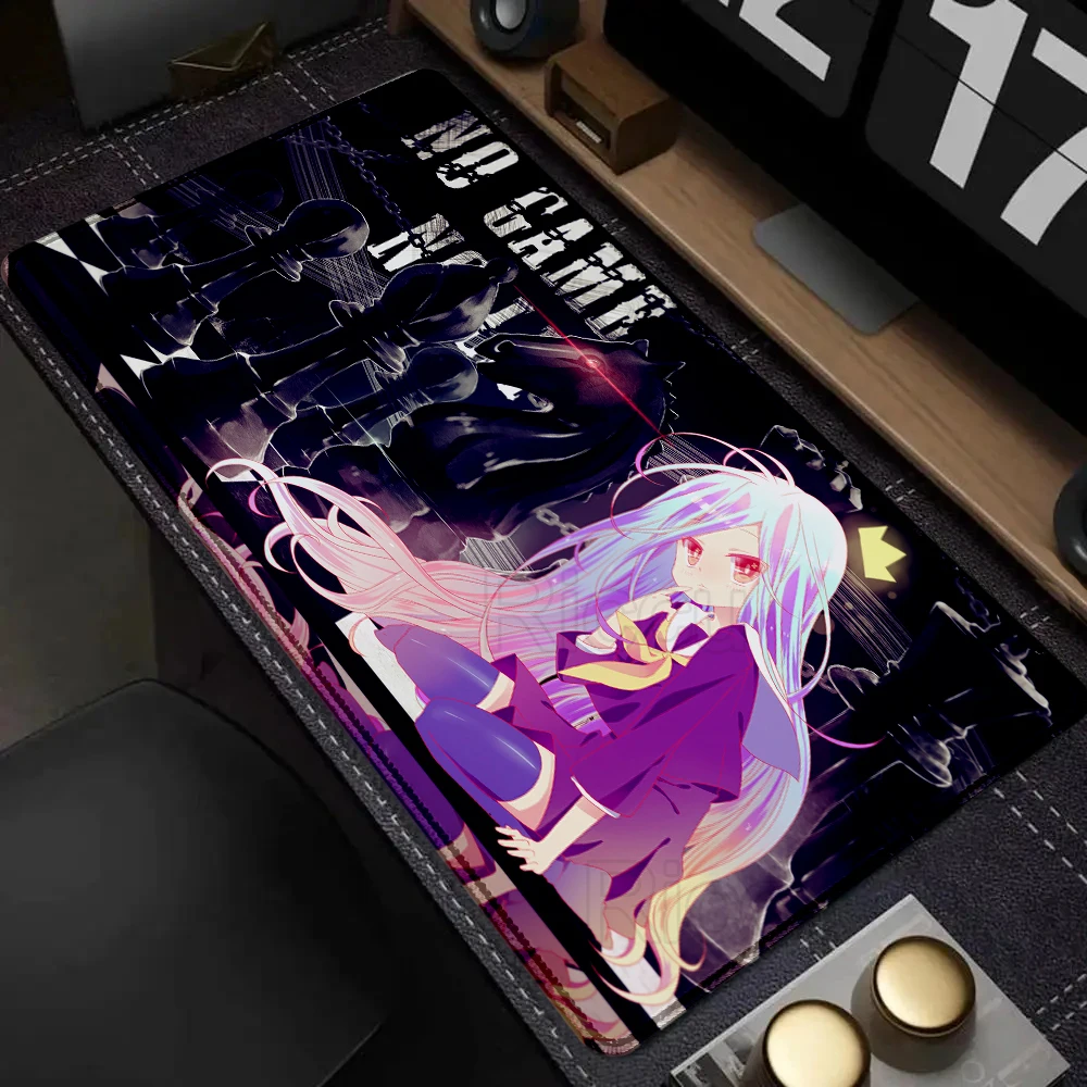 Many people like it XXL Large Mousepad Keyboard Pad No Game No Life Zero HD printing Large game accessories 400x900mm Mouse Pad