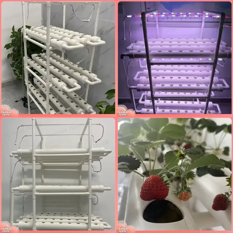 Vertical Hydroponic Growing System Tower for Home Garden Indoor Outdoor Farming Aeroponic Plant Growing Kit with 108 Pods