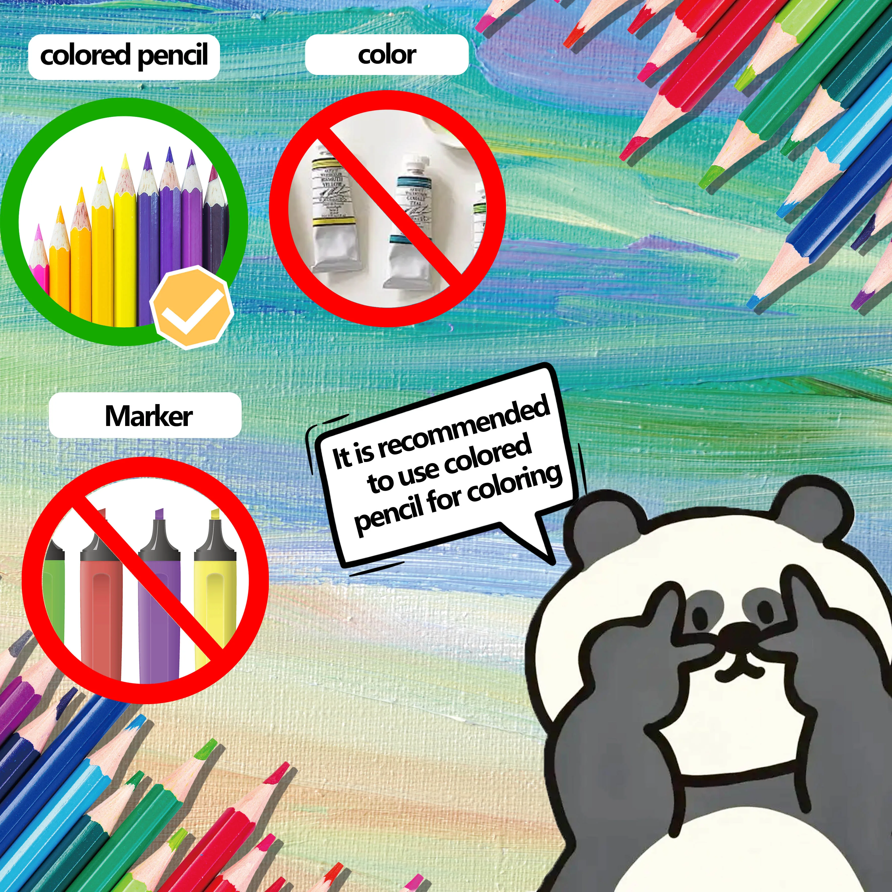 Bview Art Adult Coloring Book 20 Pages - Garden Theme Fantasy Art Coloring Pages for Adults