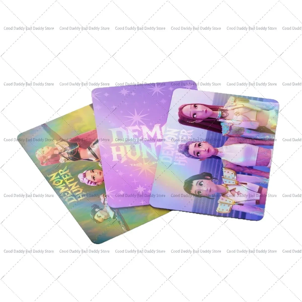 www55 cartes de collection de chasseurs de démons kpop pour le commerce extérieur