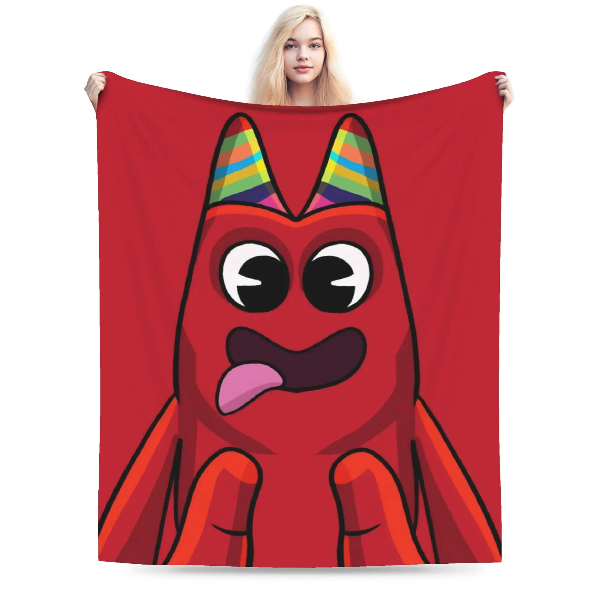 

Стильные одеяла Garten of Banban с забавными играми, мягкое фланелевое одеяло для отдыха, которое можно стирать в машине