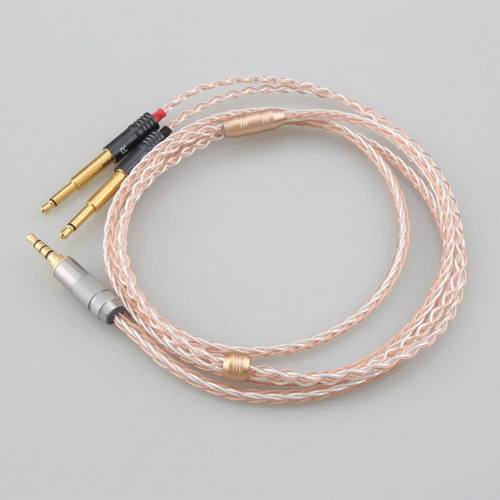 4 pin Xlr 4.4 3.5mm 8 Cores Headphone Earphone Cable For 3.5 Hifiman Ananda sundara HE1000se HE6se he400 Z7M2