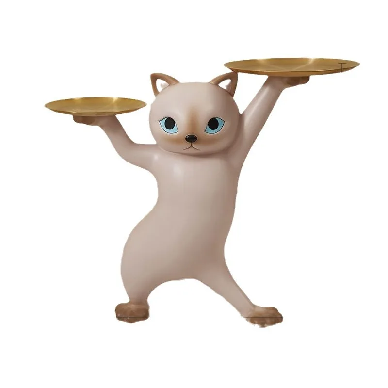 

Enchanting cat floor ornament living room decoration housewarming new home gift floor type