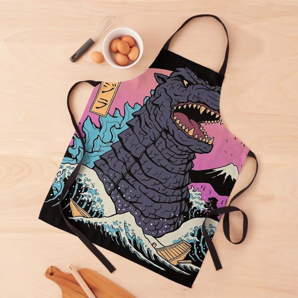 

Wavermonster Apron Kitchen Apras For Women kitchen utensil men's barbecue Apron