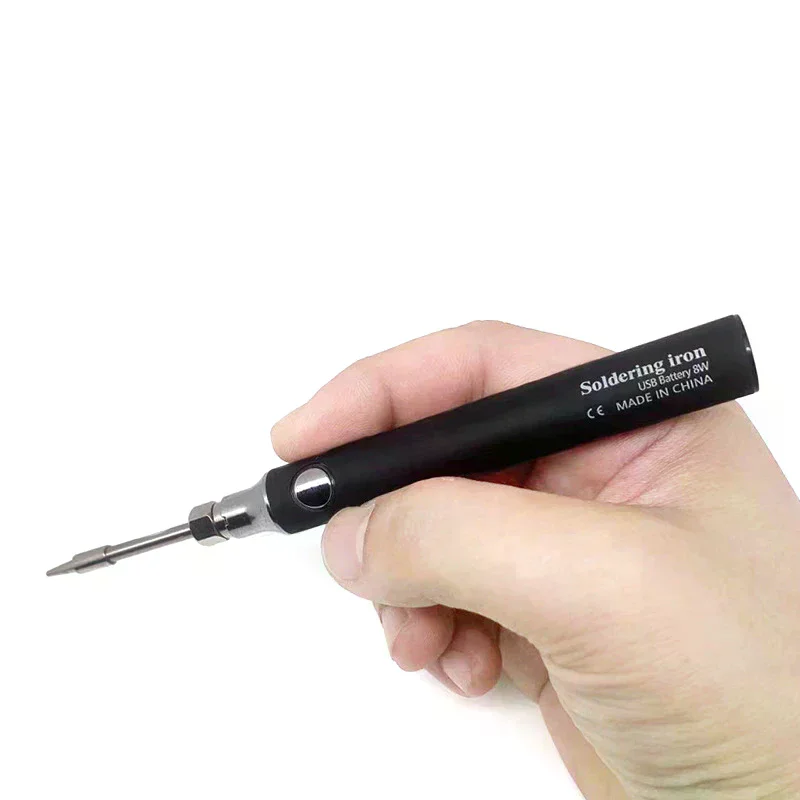 1PC Wireless Portable Mini Soldering Iron Tip USB Battery for Repair Welding Tools
