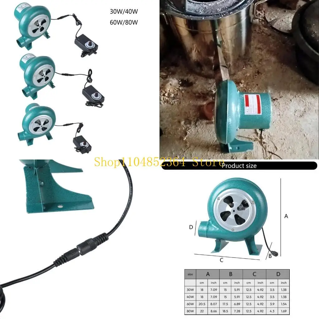 

652f открытый воздушный воздуходувка для кемпинга деревянная плита для пикника для барбекю с переменной скоростью контроллер