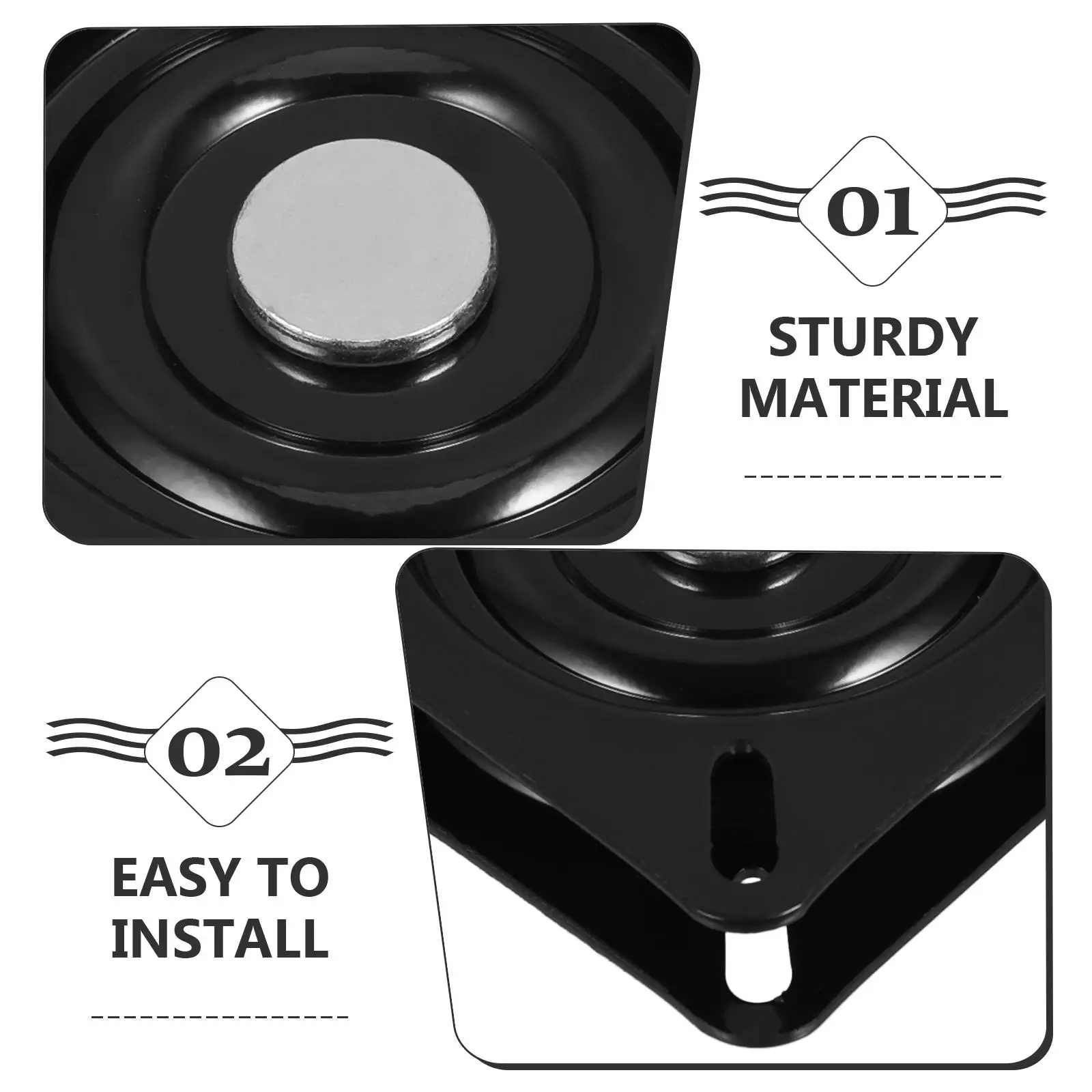 Heavy Duty Inch Bar Stool Swivel Seat Pedestals Plate 154x20 Thick Furniture Mechanism Replacement Stable Safe Reusable
