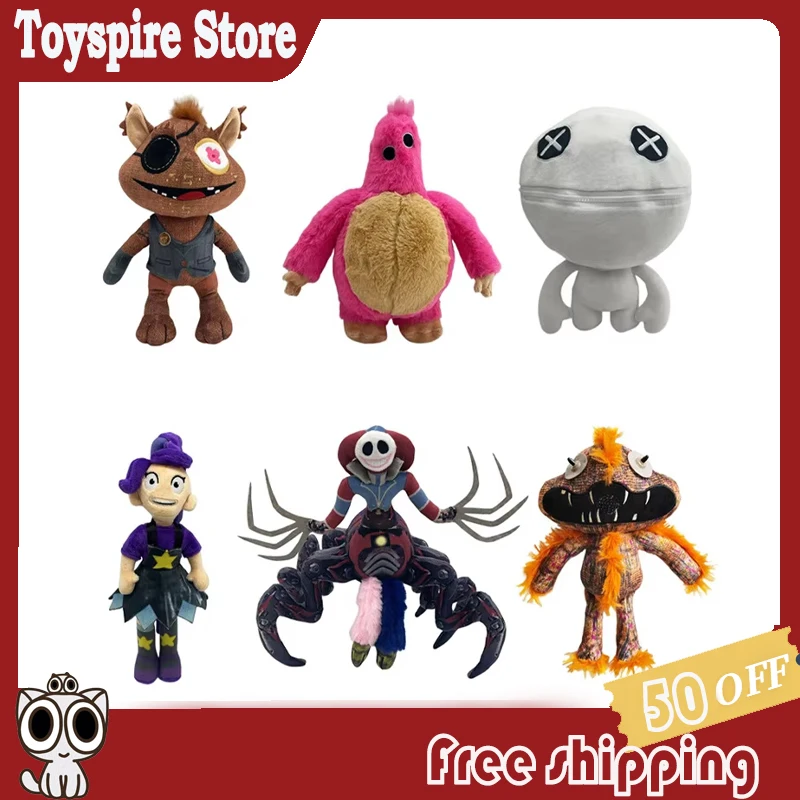 

The Prototype Wrongside Outimals Plush Soft Stuffed Doll Horror Game 5 Anime Character Toy Gift For Teens Gamers Fans Home Decor