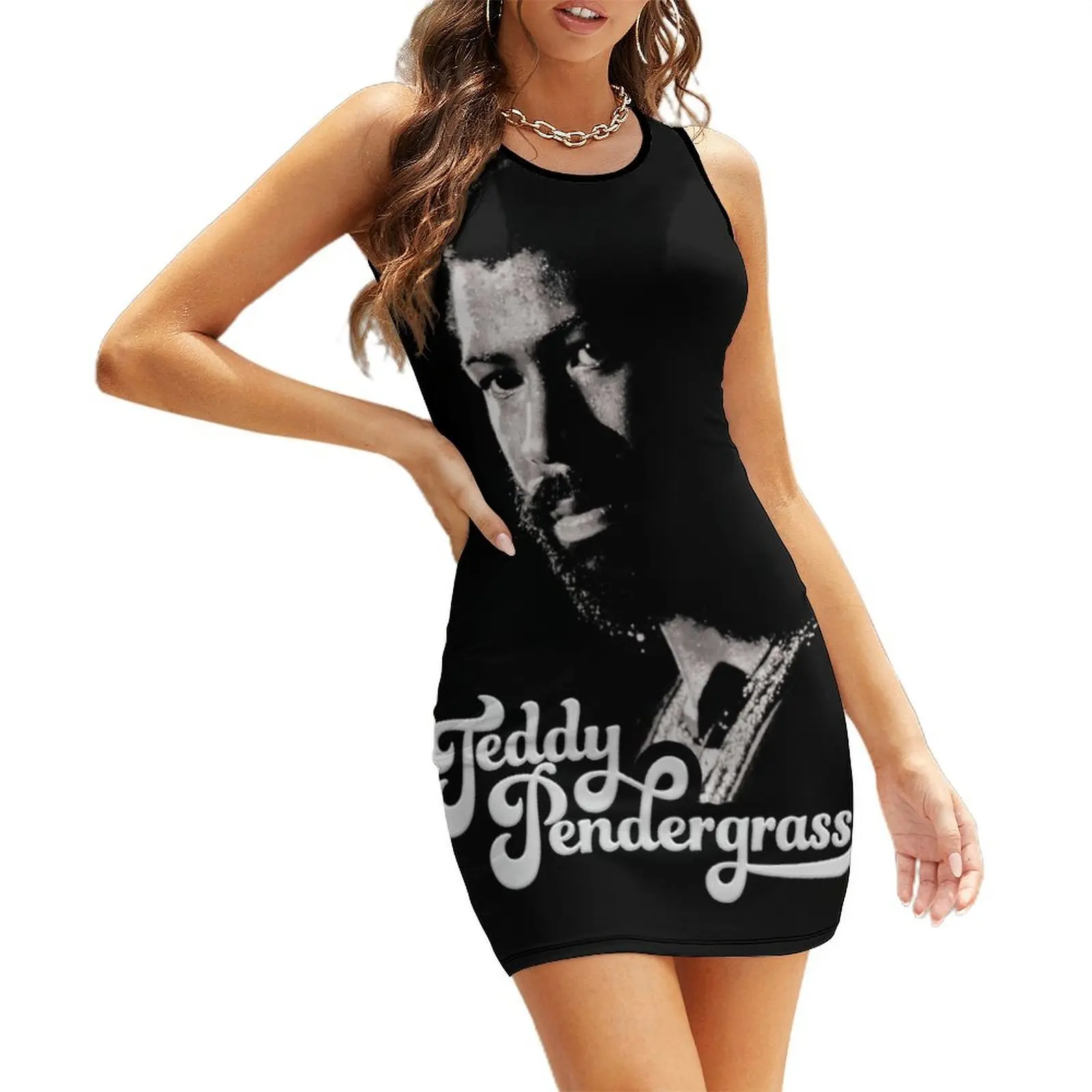 

Teddy Pendergrass Sleeveless Sundress cute dress bandage dress luxury dress