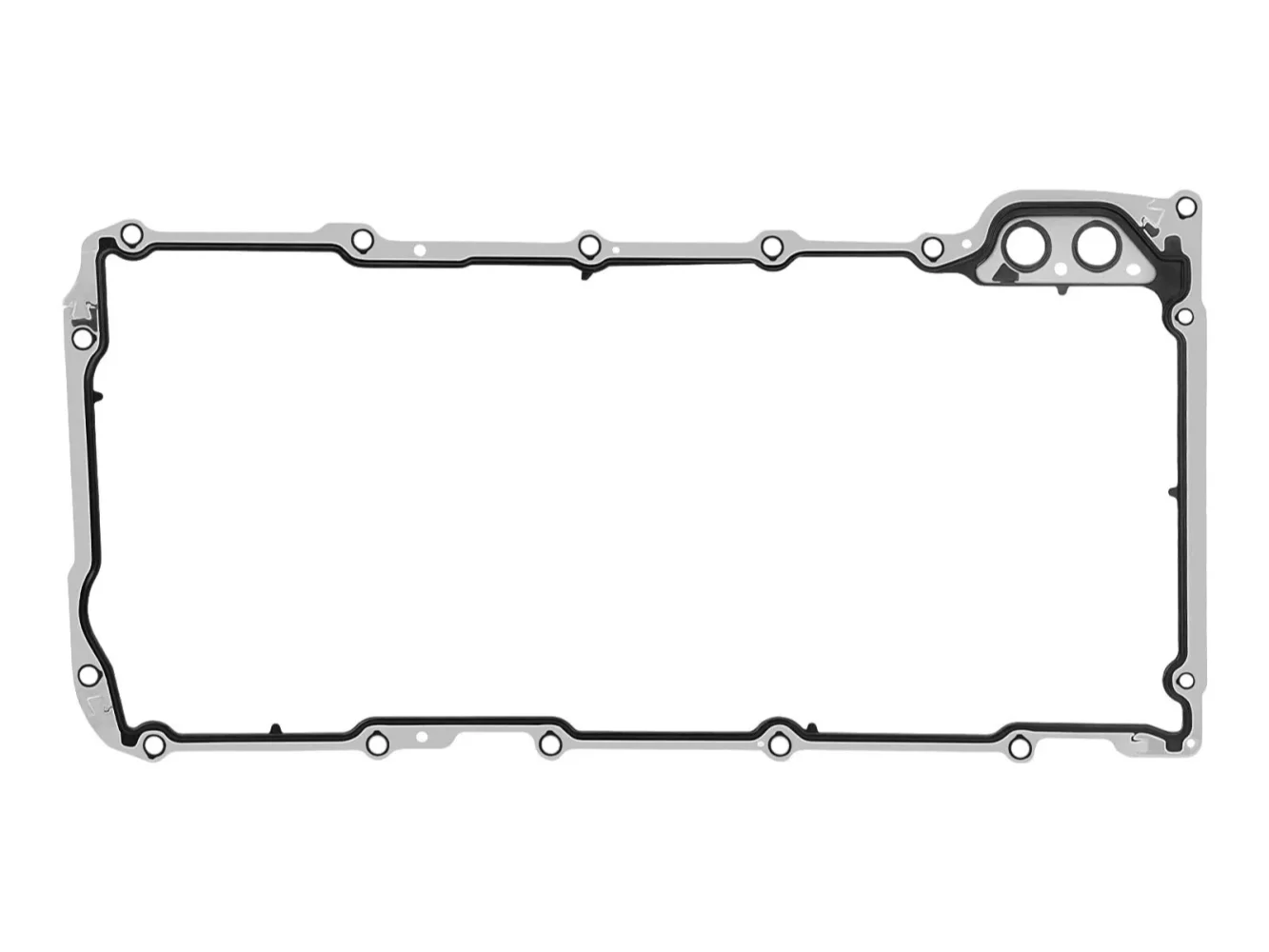 

Oil pan gasket set - compatible with 4.8L 5.3L 6.0L 6.2L Chevrolet Solovolado