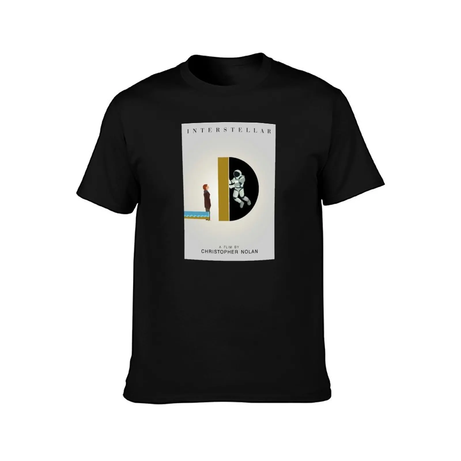 INTERSTELLAR MOVIE AESTHETIC POSTER T-Shirt Quick Dry Outdoor Sports T-Shirt