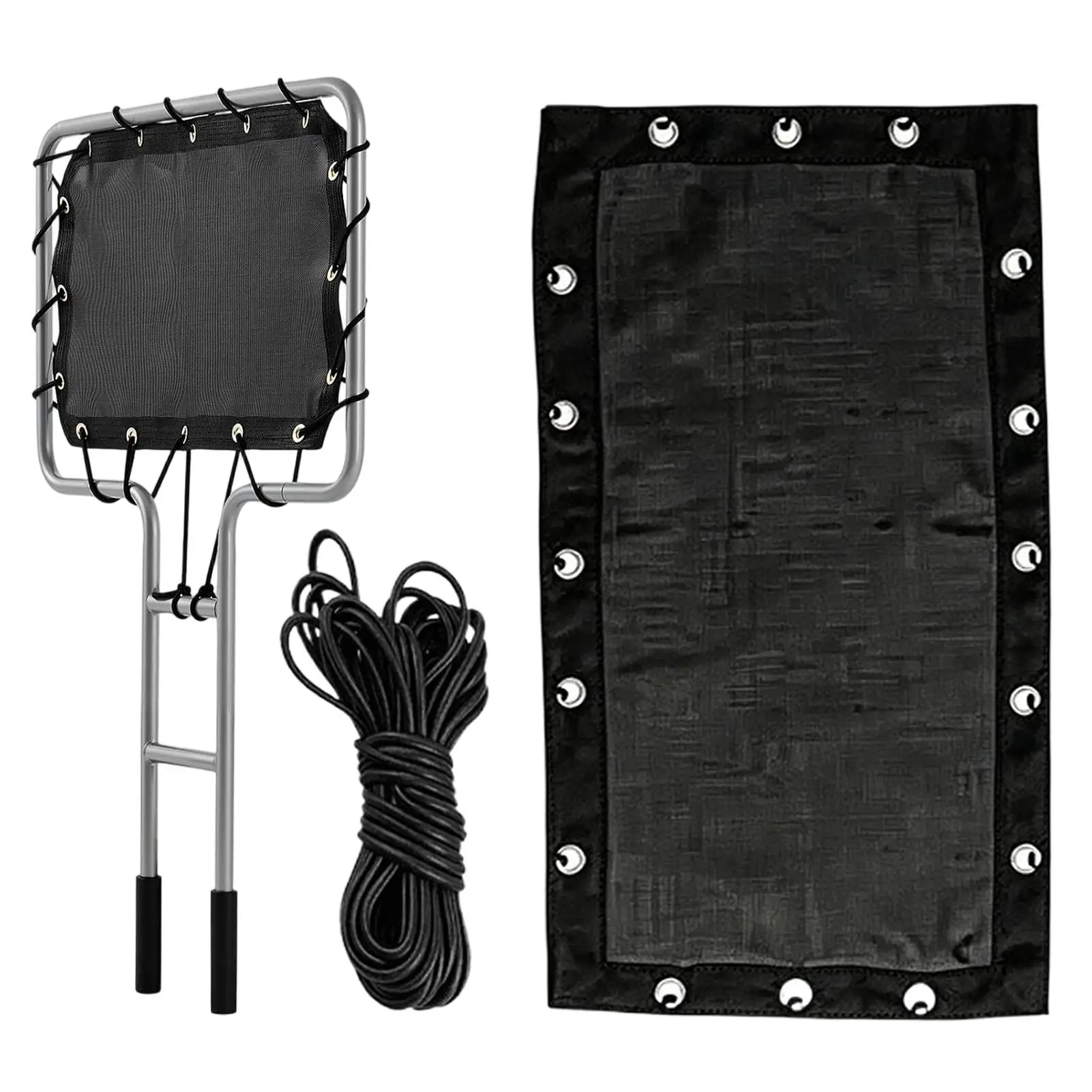 Volleyball Trainer With Mesh Replacement Heavy Duty Square Fabric Block Equipment Outdoor Volleyball Practice For Adults