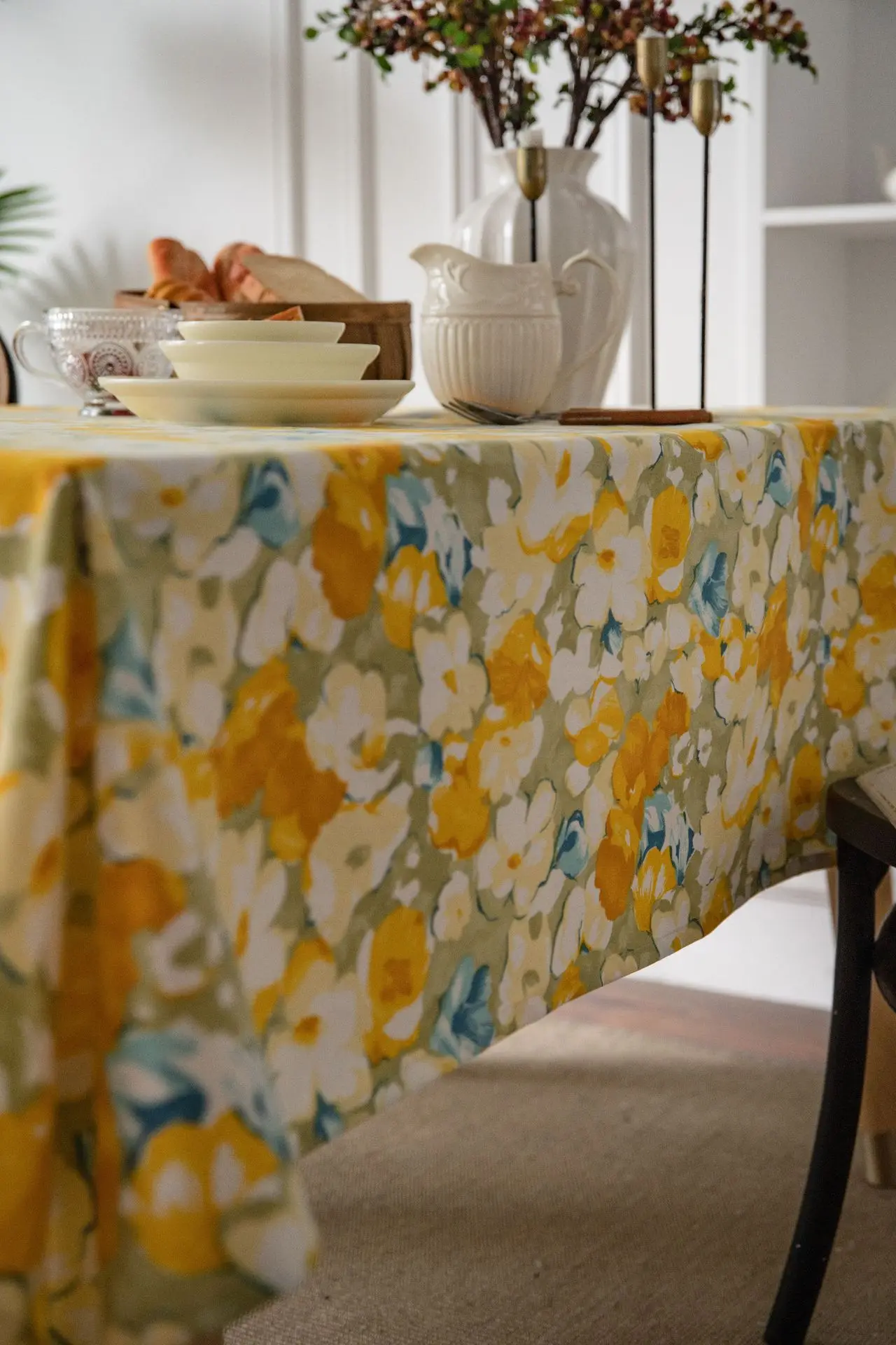 Rectangular Tablecloth for Dining Table, Coffee Tables Cloth, Desks Cover for Wedding, Home Room Decor
