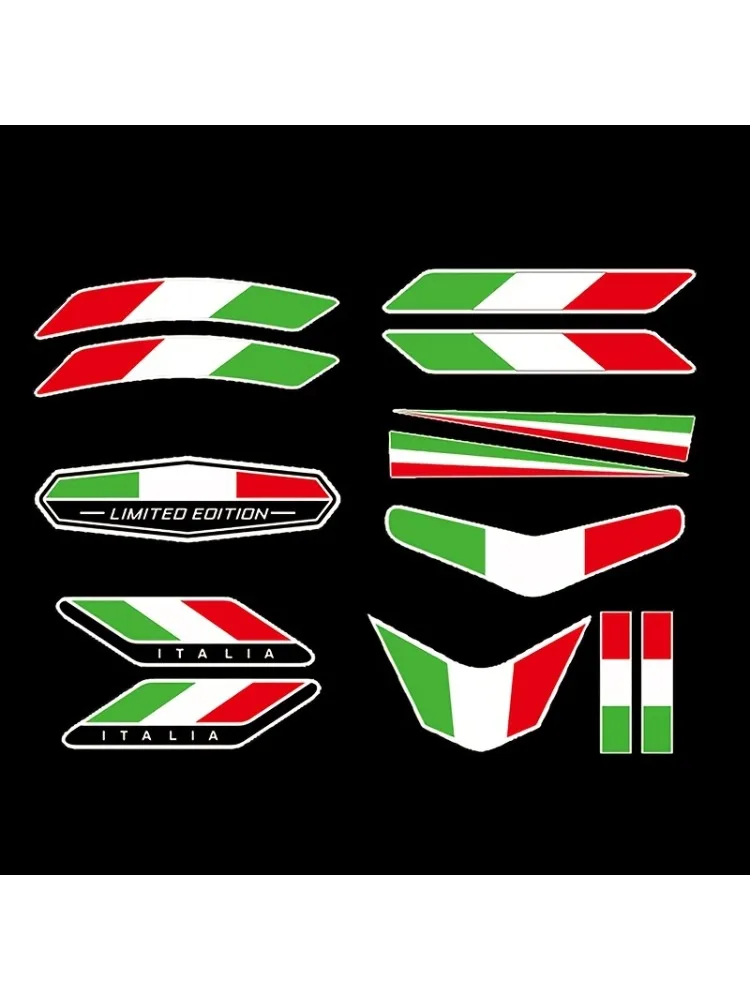 AliExpress NONE 13Pcs Italy Flag Stickers National Emblem Decor Waterproof Vinyl Decals for Motorcycle Car Bicycle Truck Auto Parts Styling