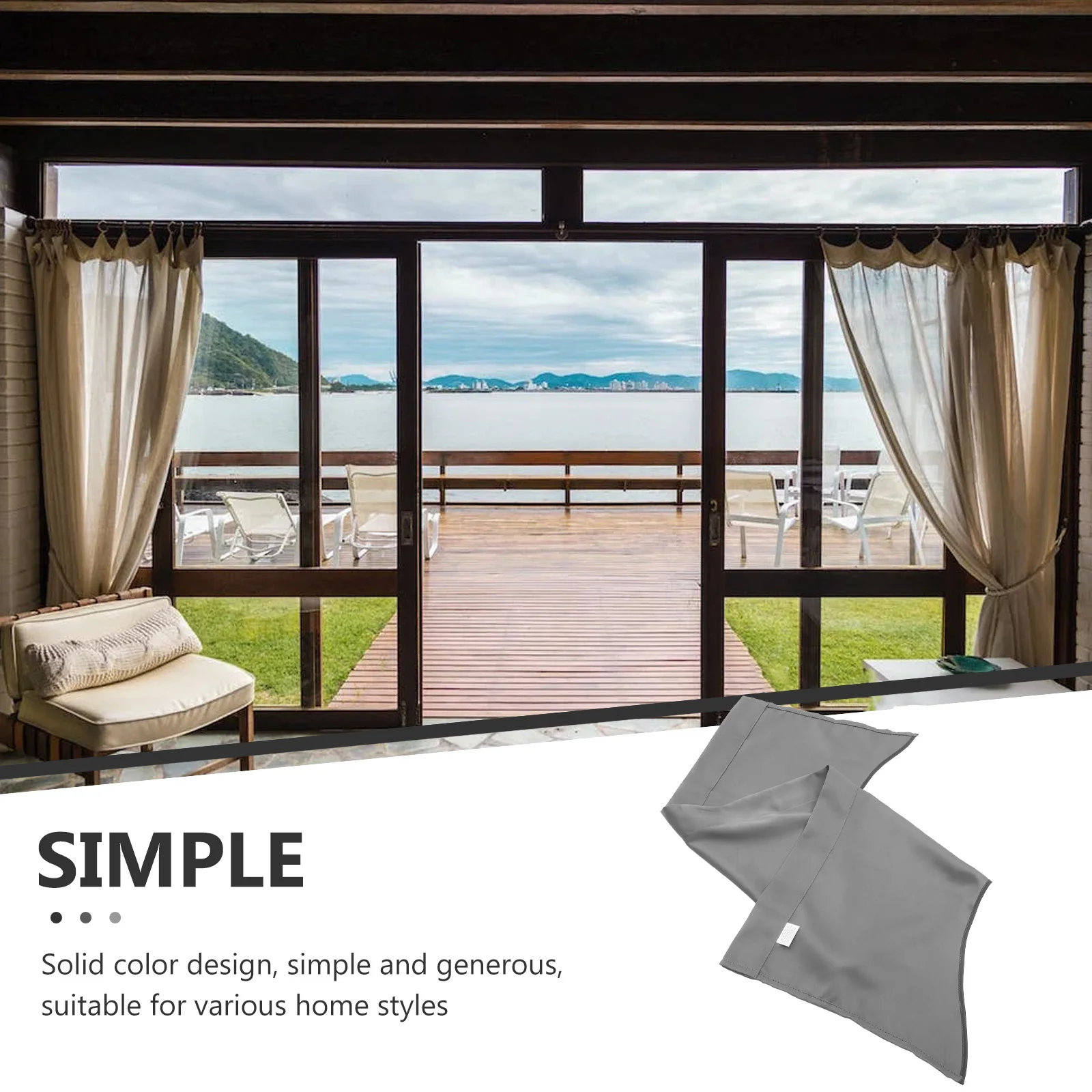 Kurze Verdunkelungsvorhänge für Küchenfenster, Bauernhaus, Fenster, Volant, Schlafzimmer, Wohnzimmer, Badezimmer, Vorhang, einfarbig, halb