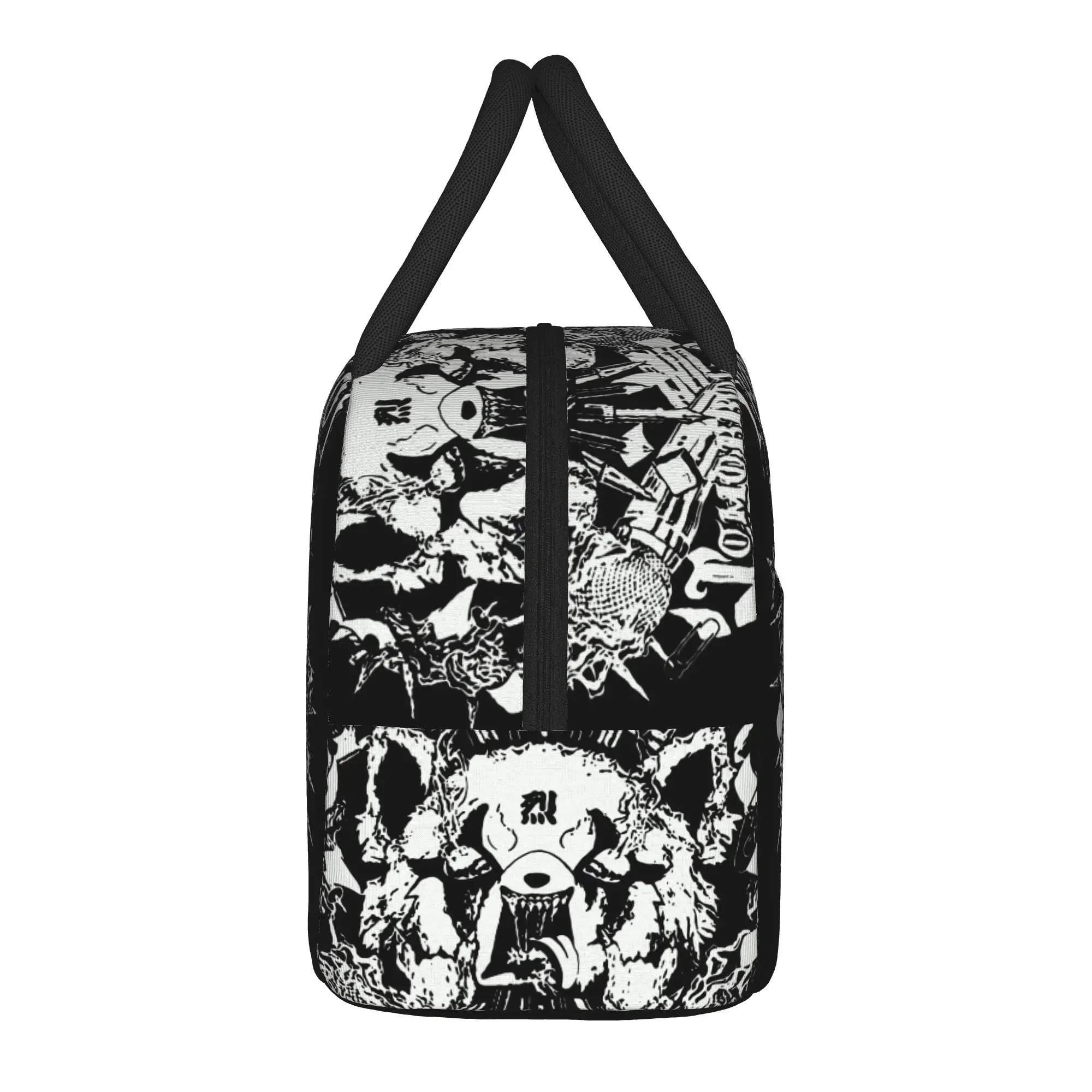 Aggretsuko Tomorrow Is A New Day Yoga Red Panda Insulated Lunch Bags Thermal Bag Meal Container Portable Tote Lunch Box College