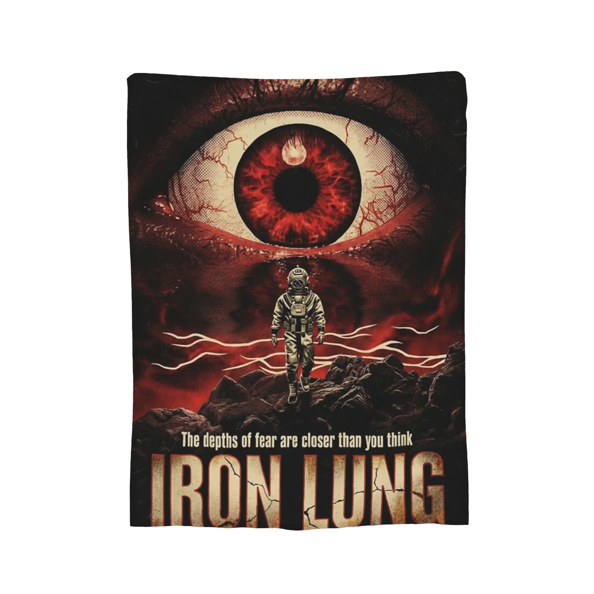Iron Lung Blanket The Depths of Fear Are Closer Than You Think  Fuzzy Throw Blanket Summer Air Conditioning Printed Bedspread