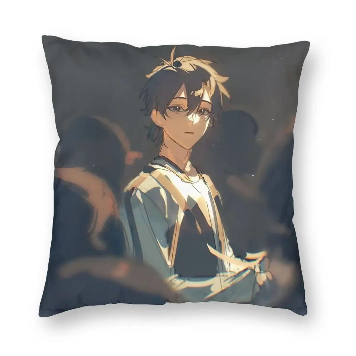 Link Click Anime Square Pillowcase Pillow Cover Cushion Zip Decorative Comfort Throw Pillow for Home Car