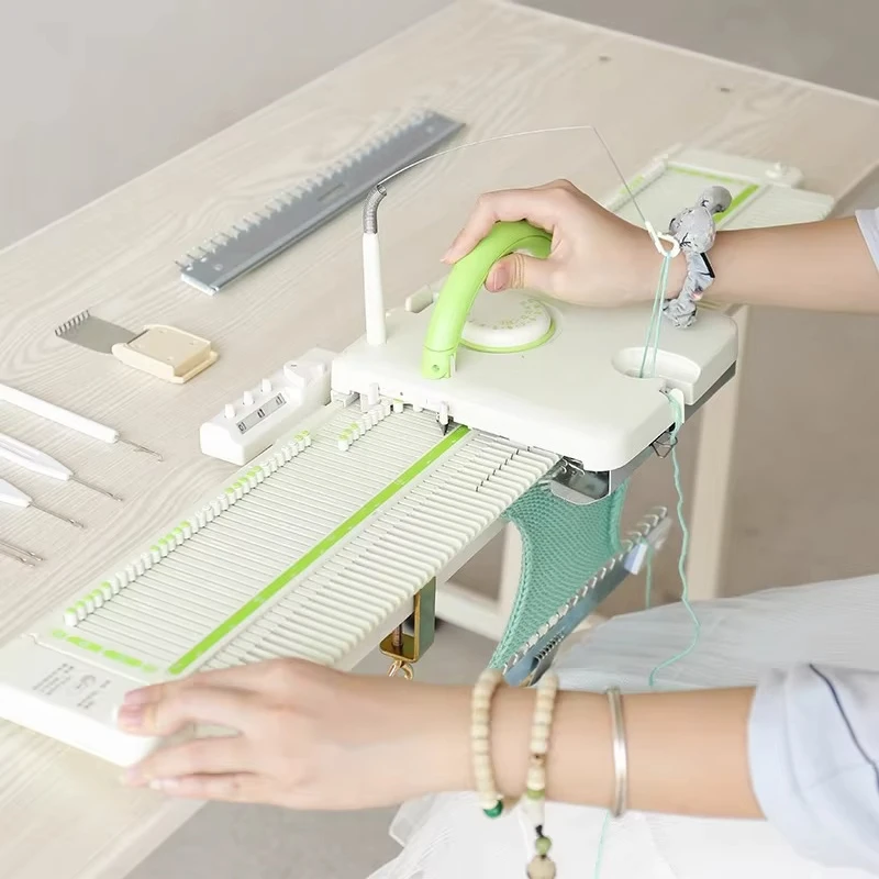 LKS100 High Speed Jacquard Weaving Collar Sweater Warp Knitting Machine for Home