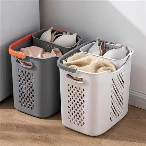 Dirty clothes basket for household use, bathroom, laundry basket for storing dirty clothes, partition classification, storage