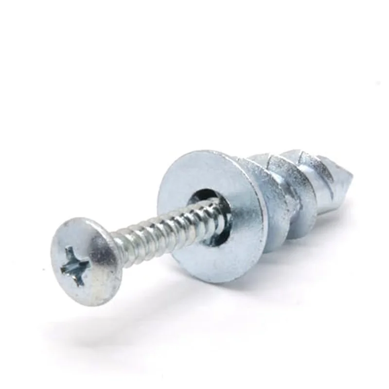 

HFIL-30 шт. цинковый самосверлящий набор анкеров для гипсокартона/полые стенки с винтами серебристый металл