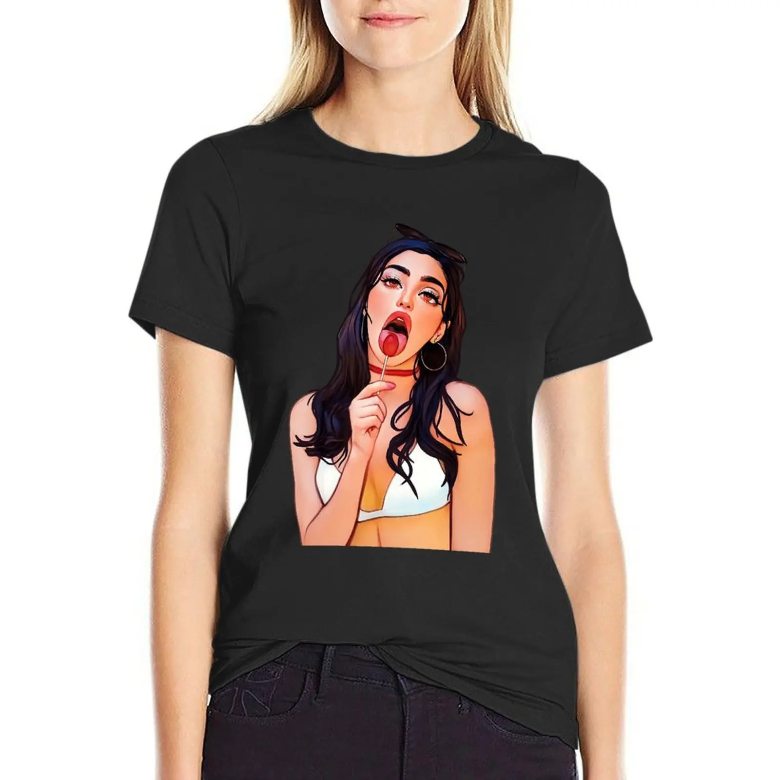 

Emily Willis T-Shirt new edition korean fashion tops t-shirts for Women graphic tees