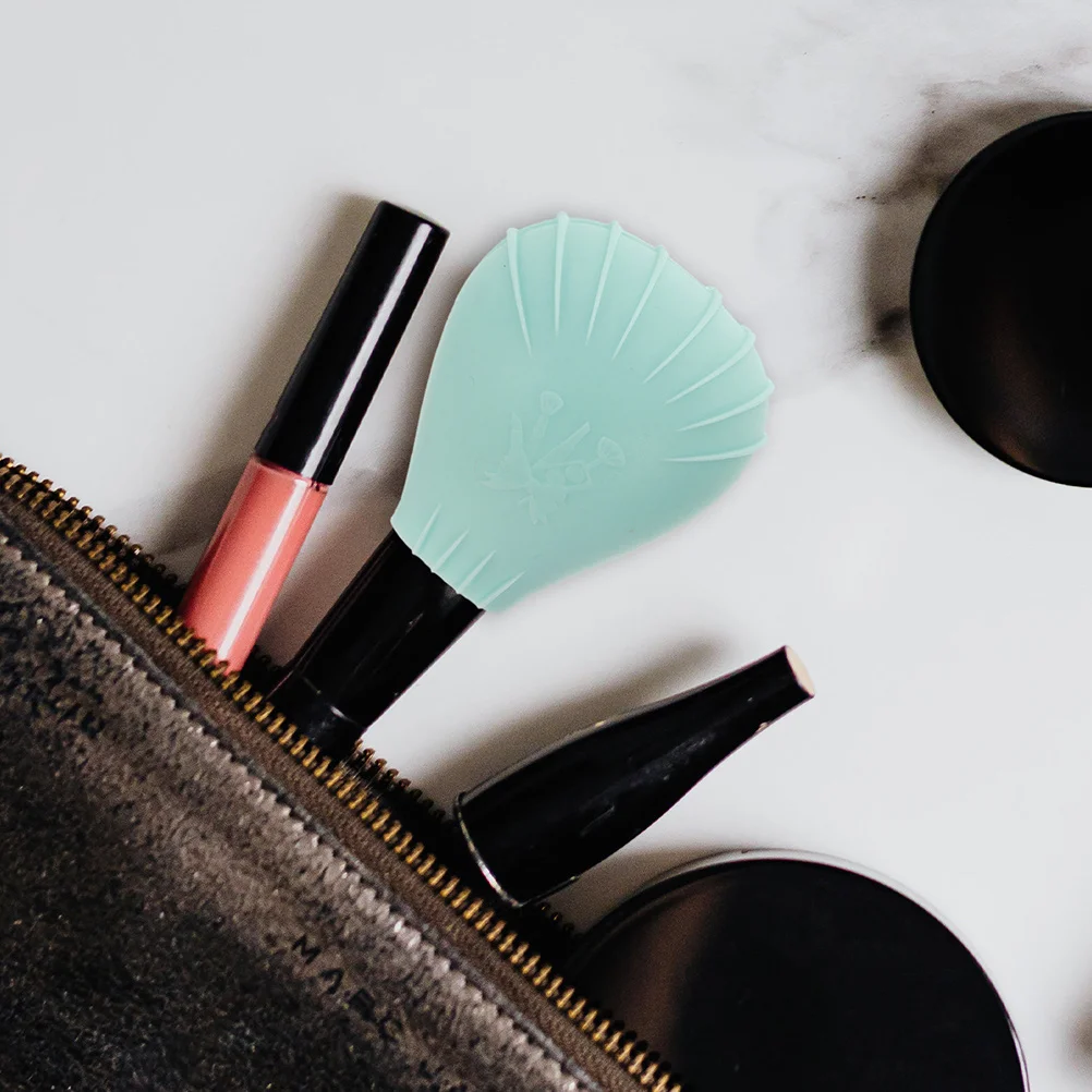 

4Pcs Silicone Makeup Brush Covers Protective Sleeve Organizer Travel Makeup Brush Holder for Women Girls