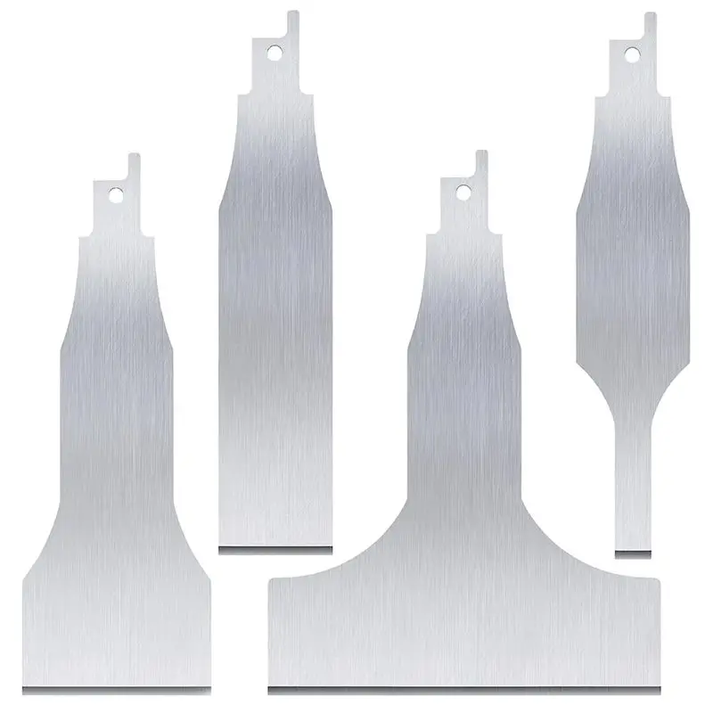 Mega Sale Reciprocating Saw Scraper Blade 4PCS, Blades Recipro Tools As Attachment Accessories and Adapter for Reciprocating Saw