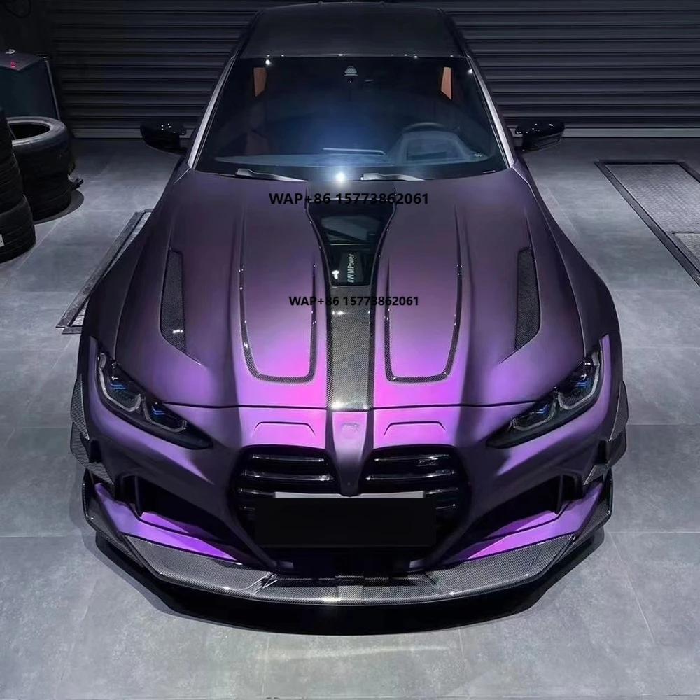 Ultra Matte 1.52*18 Metre Purple Red Sticker Self-Adhesive Car Wrap Vinyl Films for Exterior Decoration
