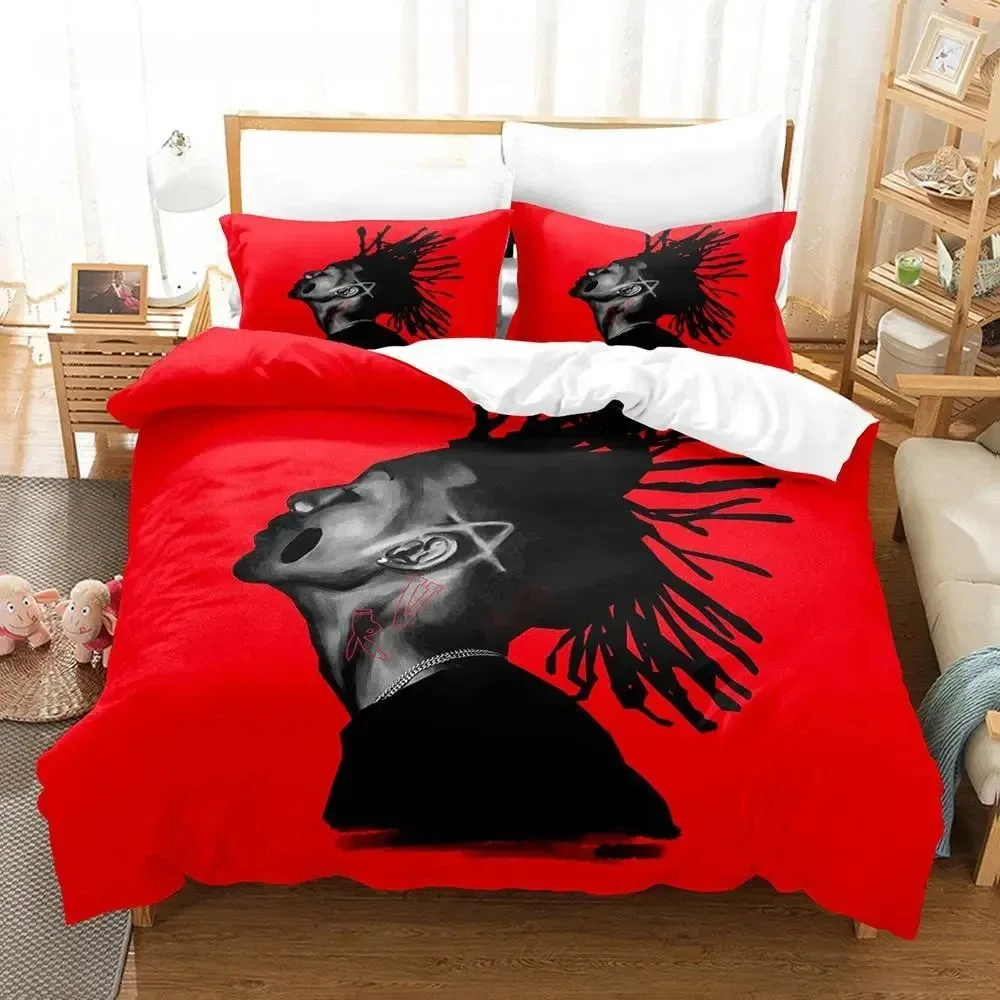 Playboi Carti Bedding Set Single Twin Full Queen King Size Bed Set Aldult Boys Bedroom Duvet cover Sets 3D Print