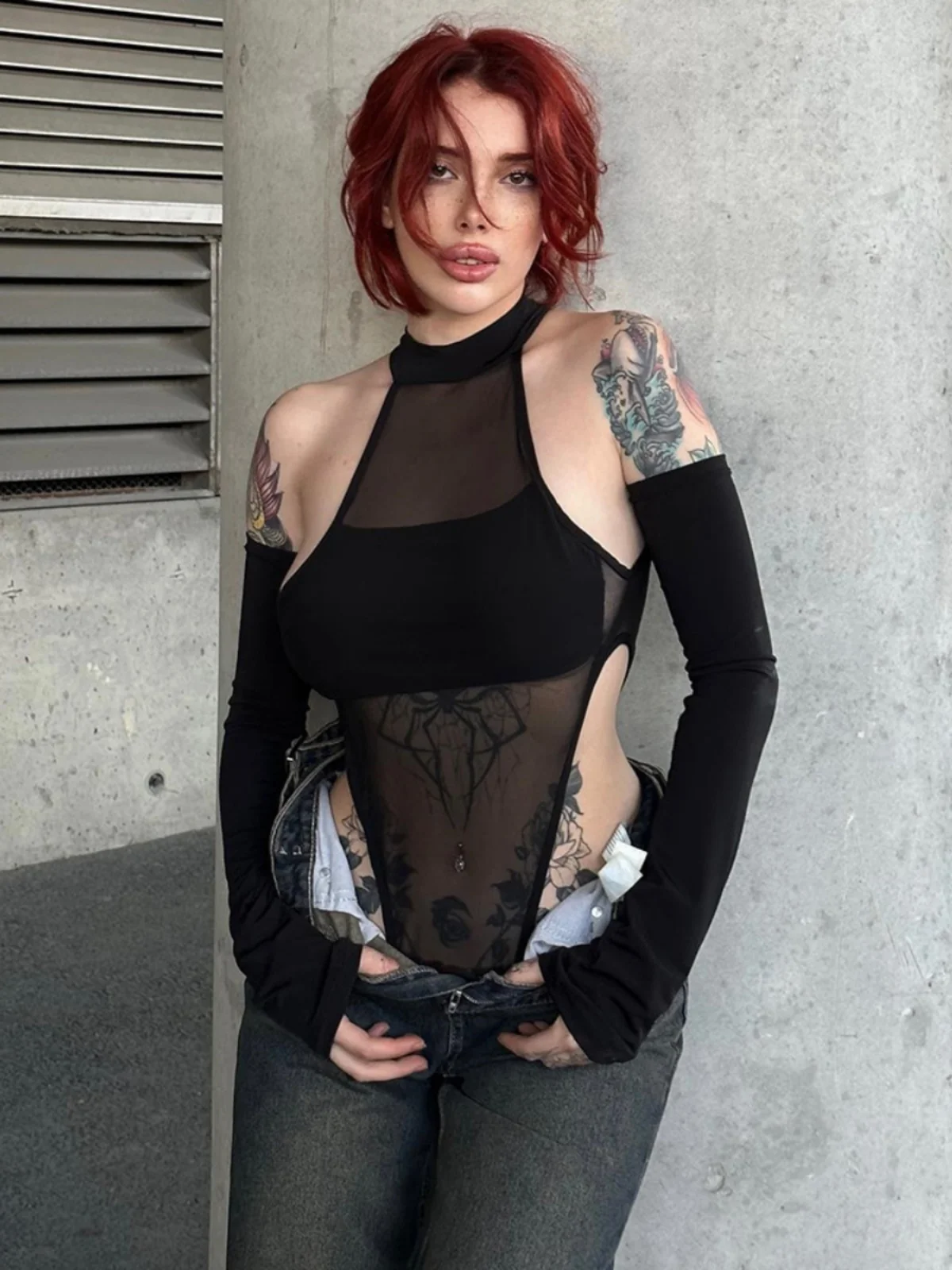 

Женский комбинезон Me Hollow High Elastici из спандекса с завязками, боди с высокой талией, короткие штаны из тонкой полиэстеровой ткани