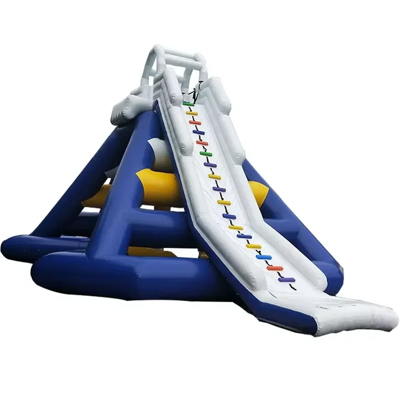 Large Inflatable Water Slide for Kids Outdoor Summer Play Round Pool Giant Slip N Slide Backyard Fun Toy for Boys Girls Party