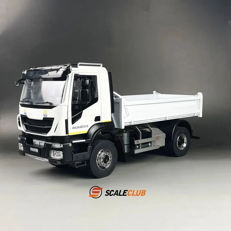 Scaleclub-油圧式ごみ収集車モデル,1/14,iveco,4 × 4 rtr,ペイント付き,タミヤ,スカニア770,男性,ベンツ,ボルボ部品